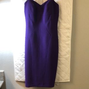 David Meister’s purple tube dress